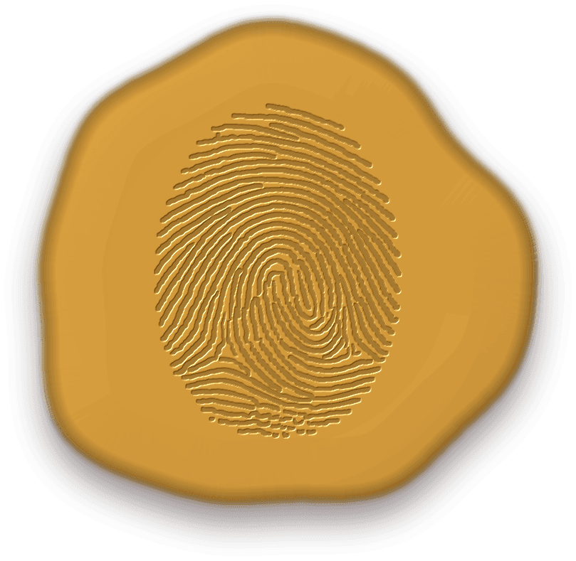 Roskosh wax seal with the House fingerprint